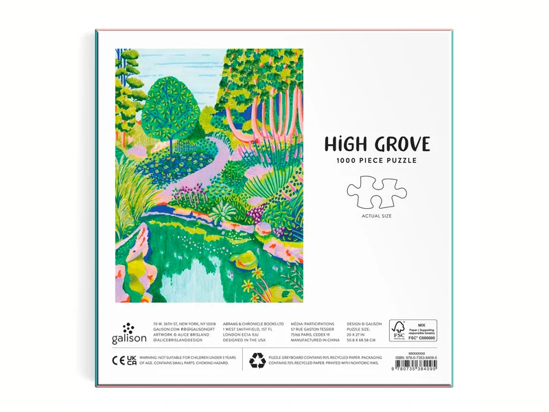 Puzzle High Grove 1000 Pièces - Galison