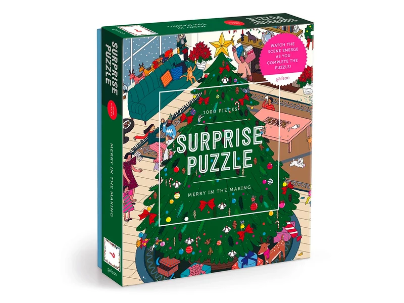 Puzzle Merry In The Making Surprise 1000 Pièces - Galison