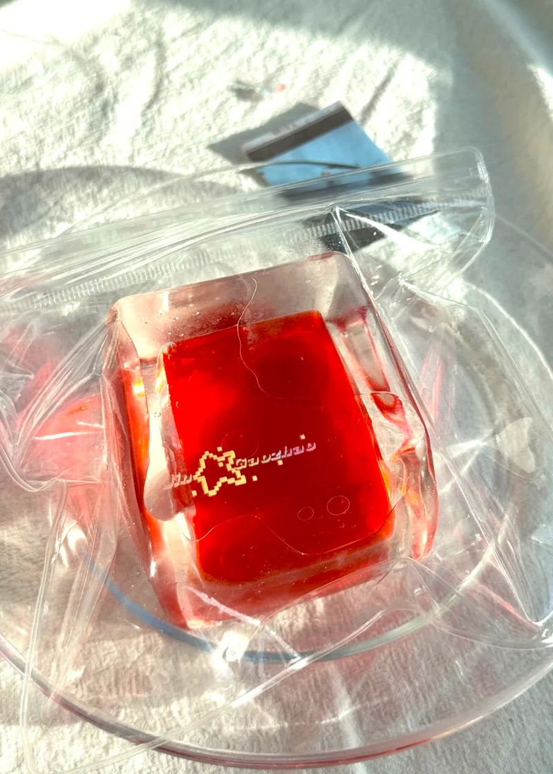 Transparent Cube Squishy Stress Relief Decompression Toy