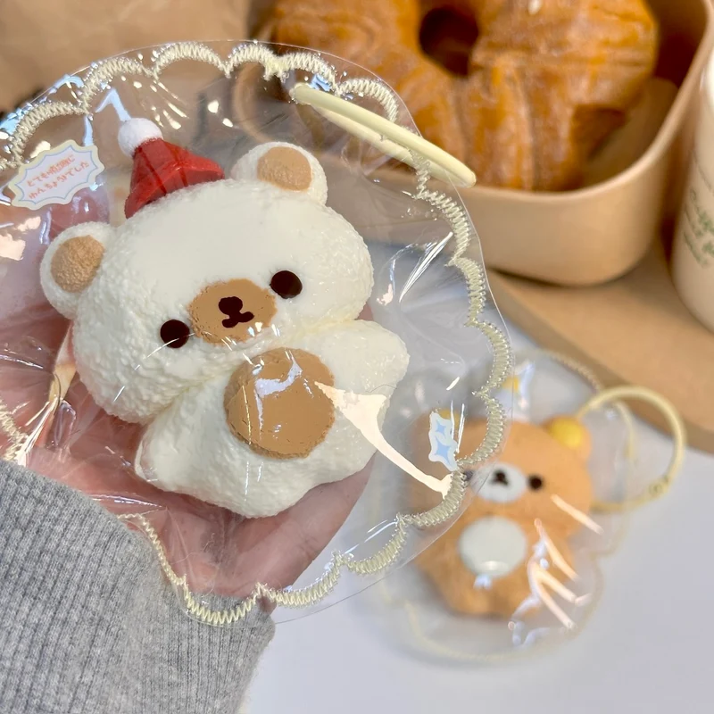 Hat Bear Squishy Stress Relief Decompression Toy
