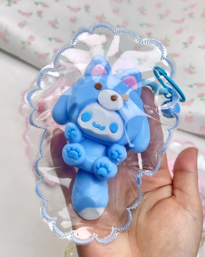 Big Tail Cartoon Suit Kuromi Kitty Squishy Stress Relief Decompression Toy