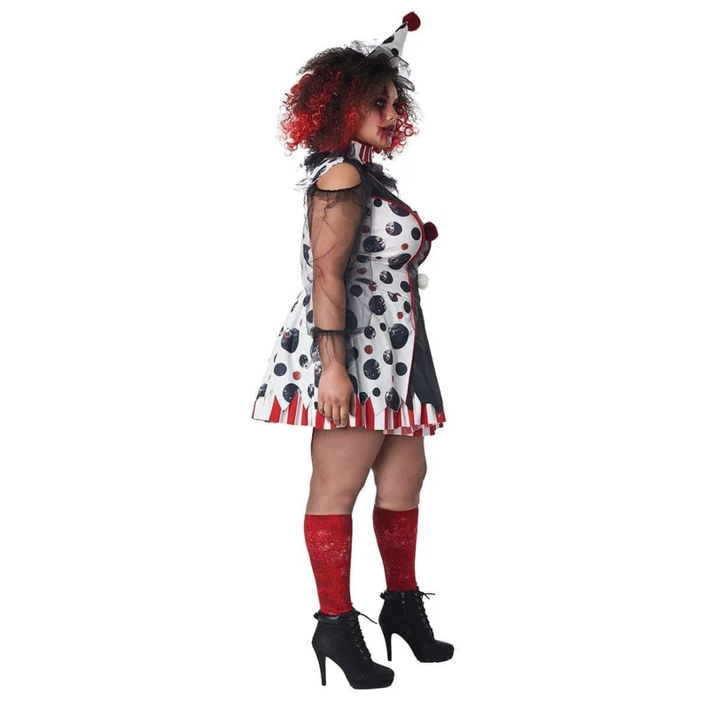 Twisted Clown Plus Size Costume for Adults