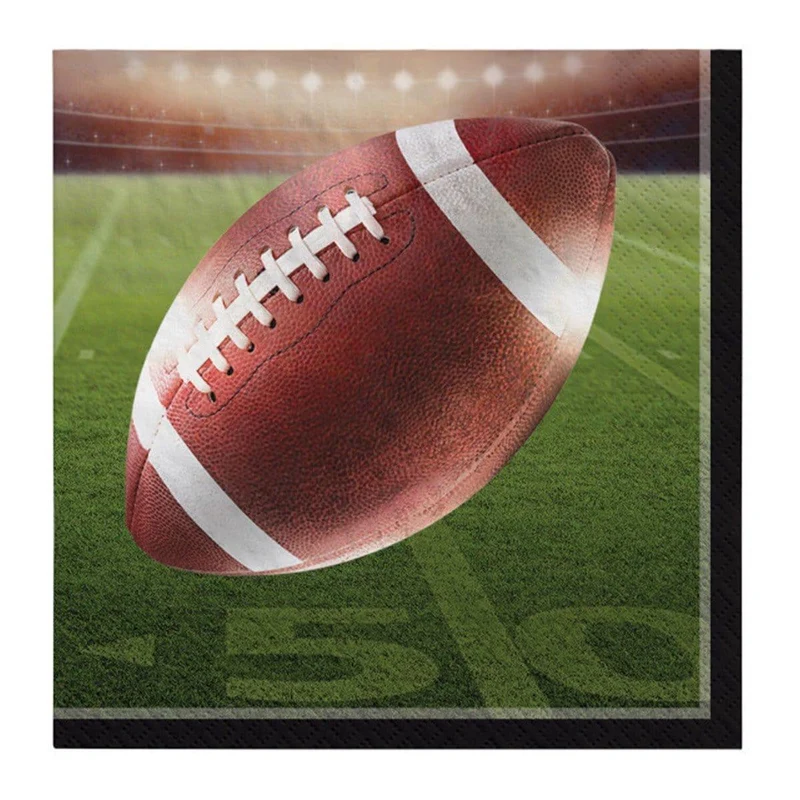 Game On Beverage Napkins, 36 Count