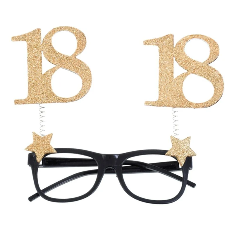 18th Glitter Glasses