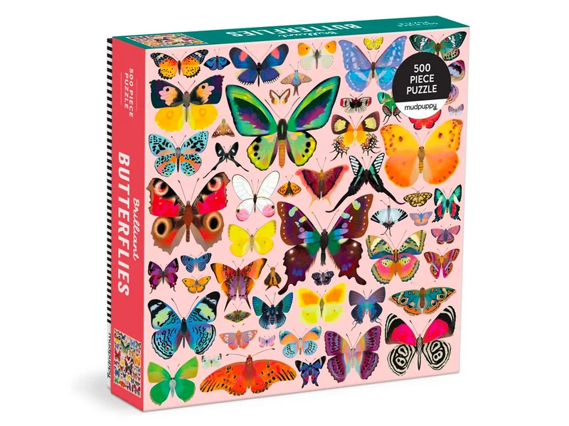 Puzzle Brilliant Butterflies 500 Pièces - Galison
