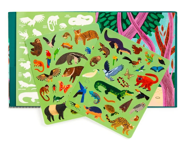 Set de Stickers Rainforest - Mudpuppy