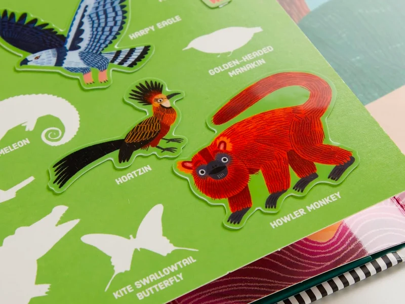 Set de Stickers Rainforest - Mudpuppy