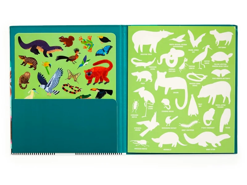 Set de Stickers Rainforest - Mudpuppy