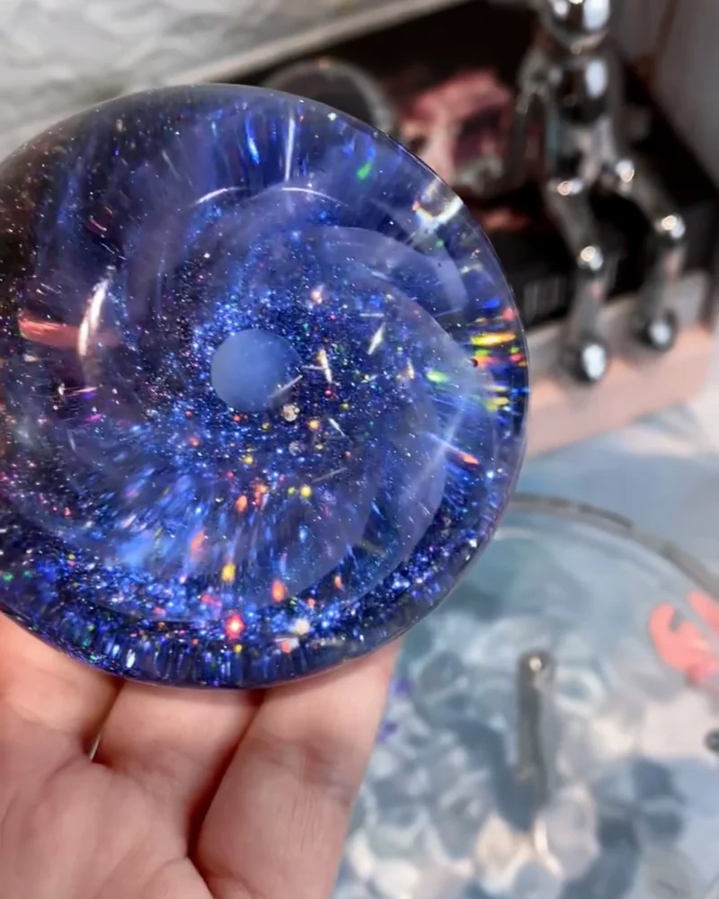 Transparent Cosmos Squishy Stress Relief Decompression Toy