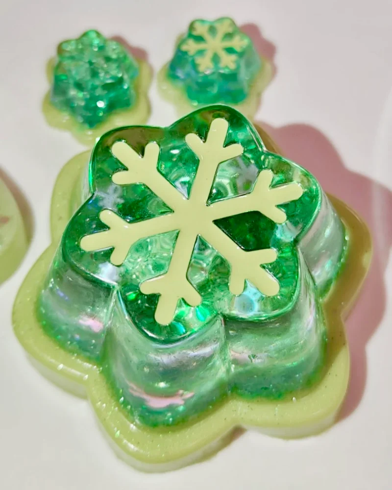 Snowflakes Pudding Squishy Stress Relief Decompression Toy