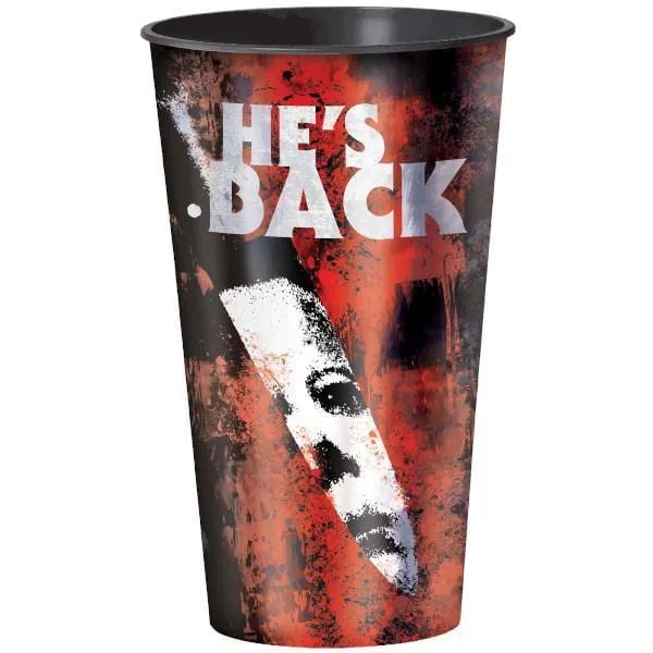 Halloween 2 movie plastic cup
