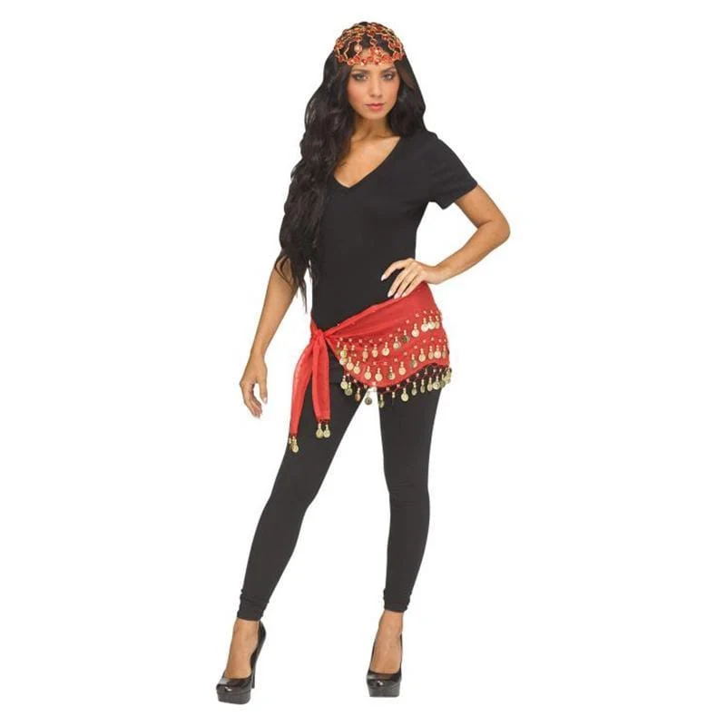 Red Mystic Fortune Teller Sash