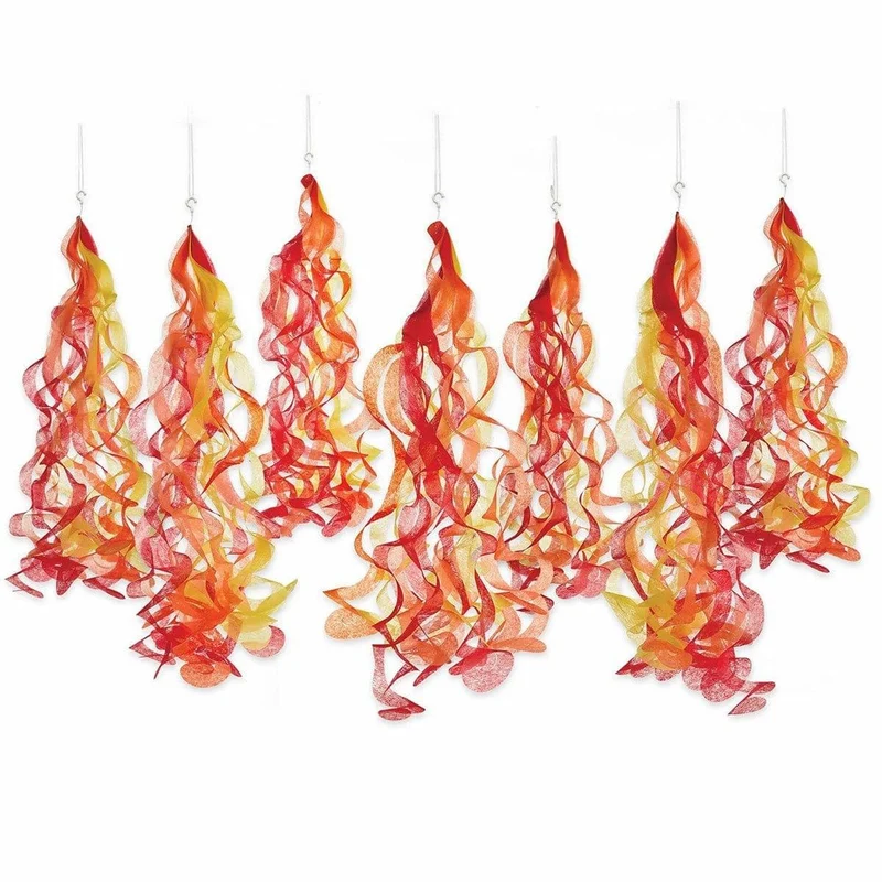 First Responders Hanging Fire Decoration, 24 Inches, 20 Count