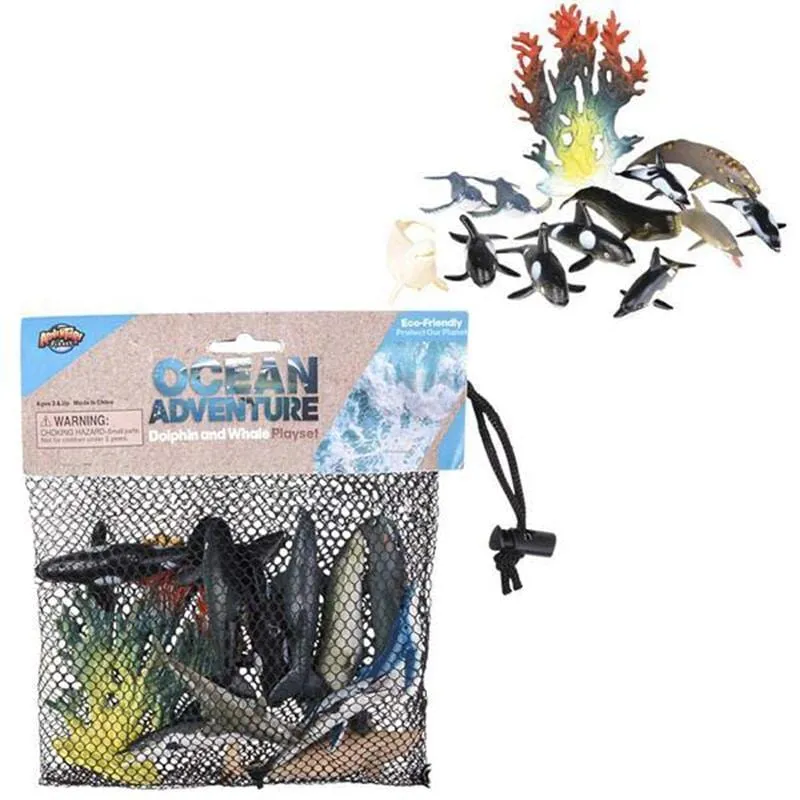 Sea animals playset, 12 per package