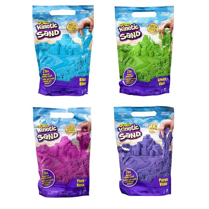 Kinetic sand bag, 2 lbs, Assortment, 1 Count