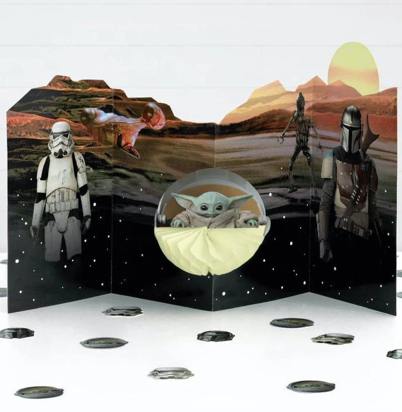 Baby Yoda table decorating kit