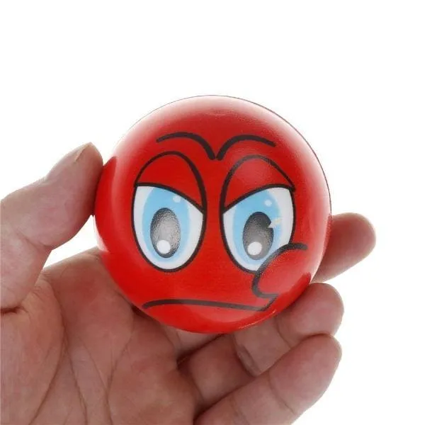 Balle Anti Stress Emoji x6