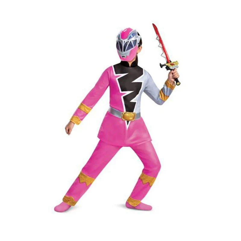 Pink Ranger Costume for Kids, Power Ranger Dino