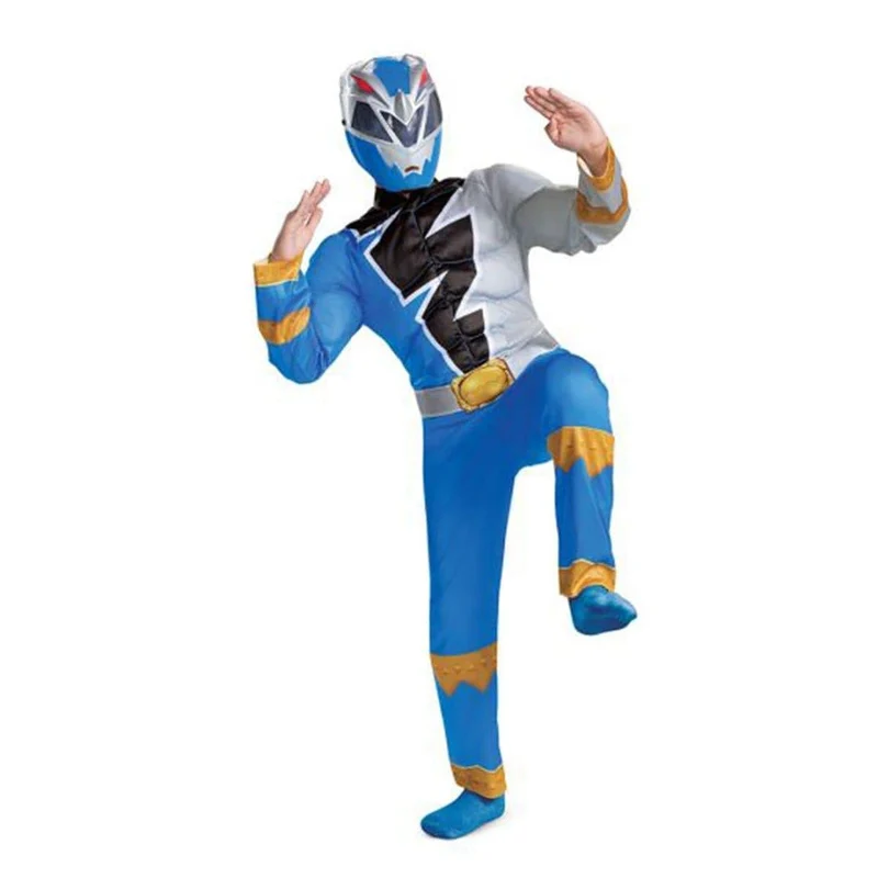 Blue Ranger Costume for Kids, Power Ranger Dino