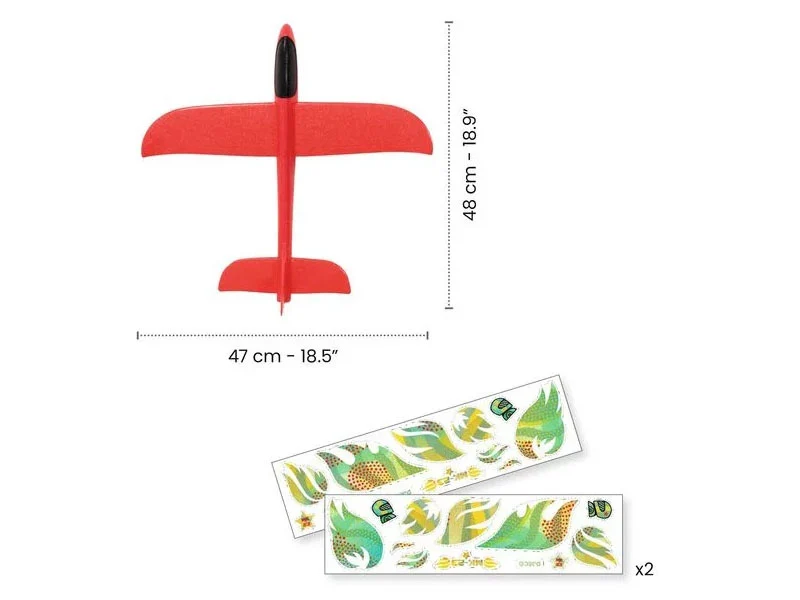 Avion planneur 48 cm à assembler