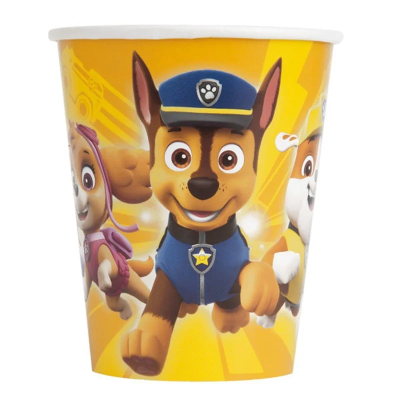 Paw Patrol paper cups 9 ounces, 8 per package