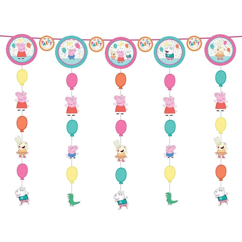 Peppa Pig Confetti String Decorations