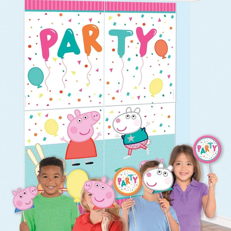 Peppa Pig Confetti Scene Setter with Props