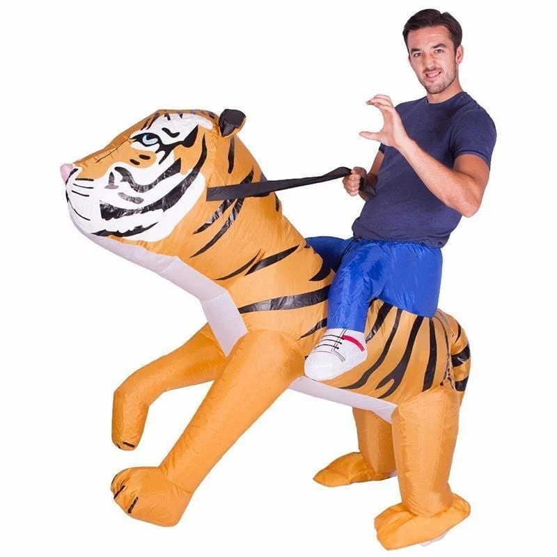 Inflatable Tiger Costume for Adults