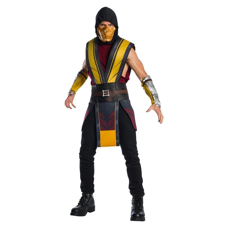 Scorpion Costume for Adults, Mortal Kombat