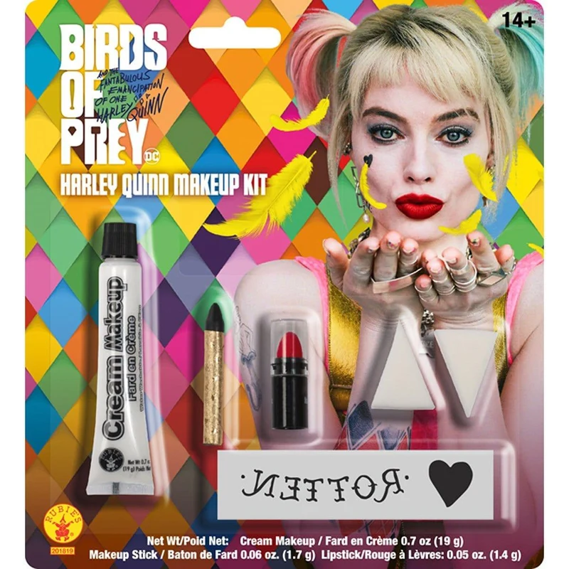 Harley Quinn makeup kit, Birds of Prey