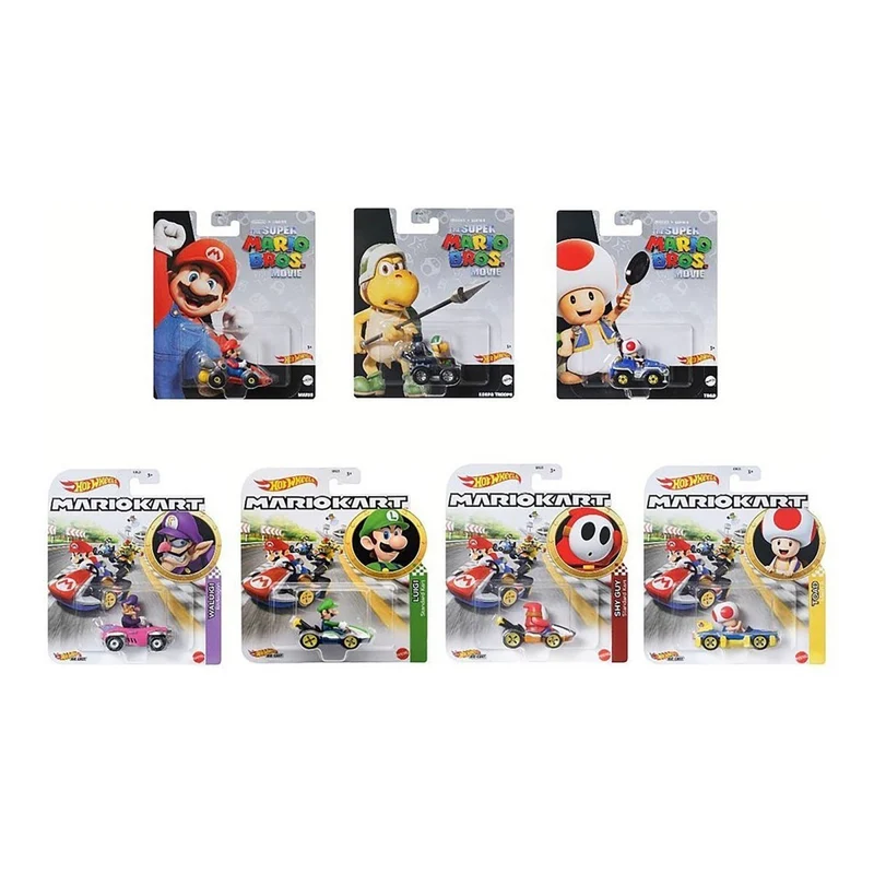 Super Mario, Mario Kart Hot Wheels toys, Assortment, 1 Count