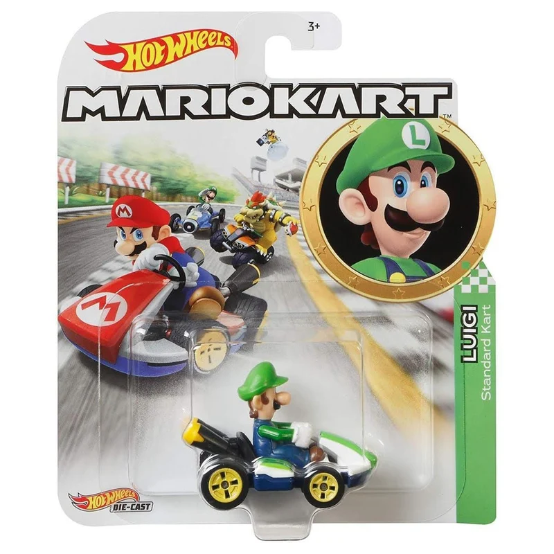 Super Mario, Mario Kart Hot Wheels toys, Assortment, 1 Count