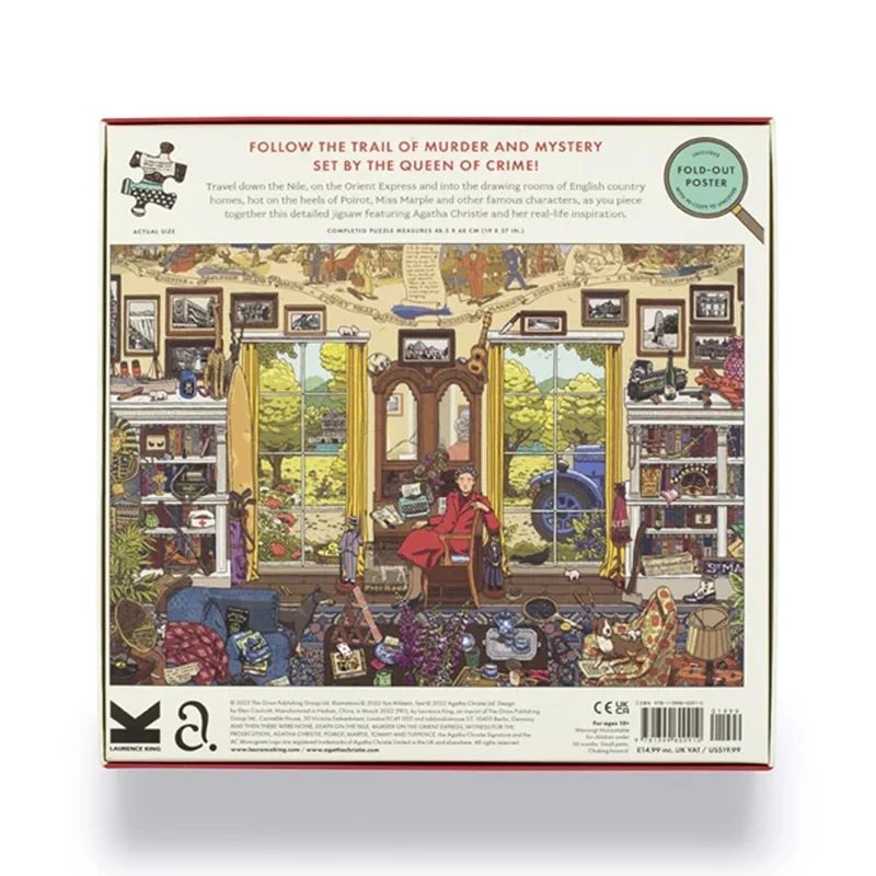World of Agatha Christie 1000 pc puzzle