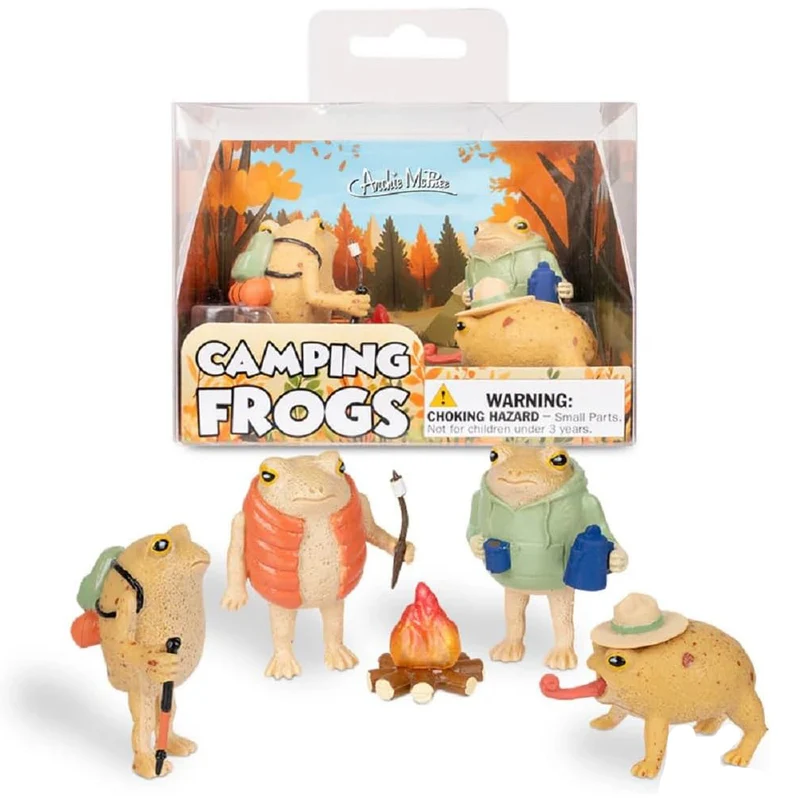 Camping Frogs - set of 5