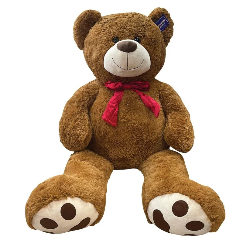Bear with bowtie plush, 60 inches - Assortment