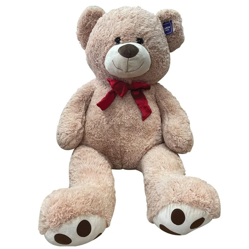 Bear with bowtie plush, 60 inches - Assortment
