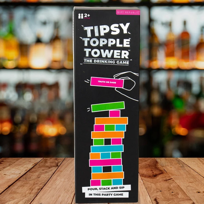 Tipsy Topple Tower Game