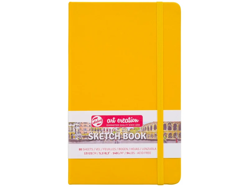 Carnet de Croquis Jaune Doré 9 x 14 cm - Talens Art Creation