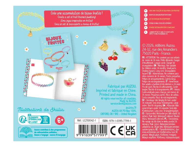Coffret Bijoux Fruités - Auzou