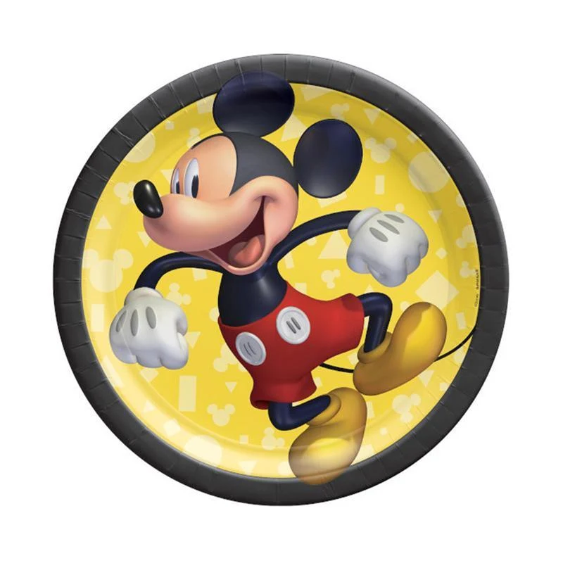 Mickey Mouse Forever Dessert Plates 7 inches, 8 per package