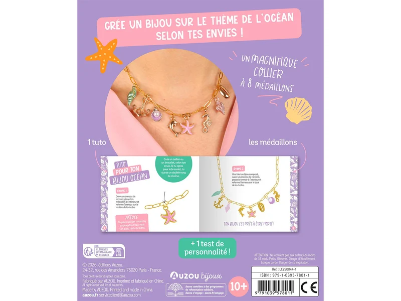 Coffret Mon Collier à Personnaliser - Auzou