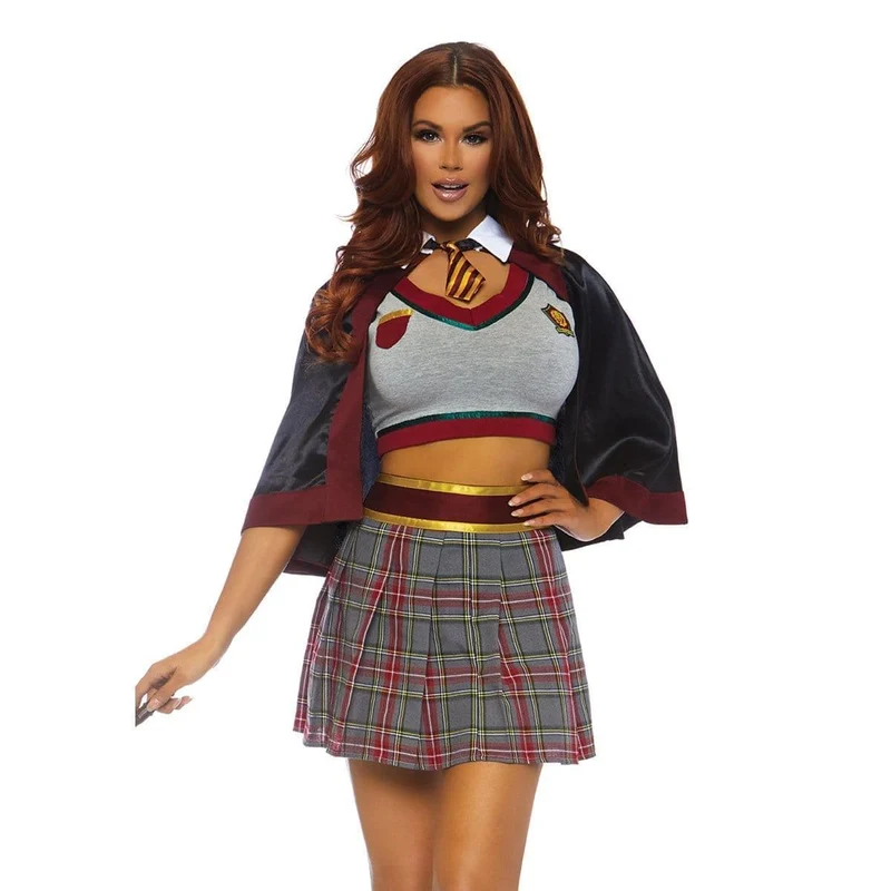 Spellbinding School Girl Costume for Adults