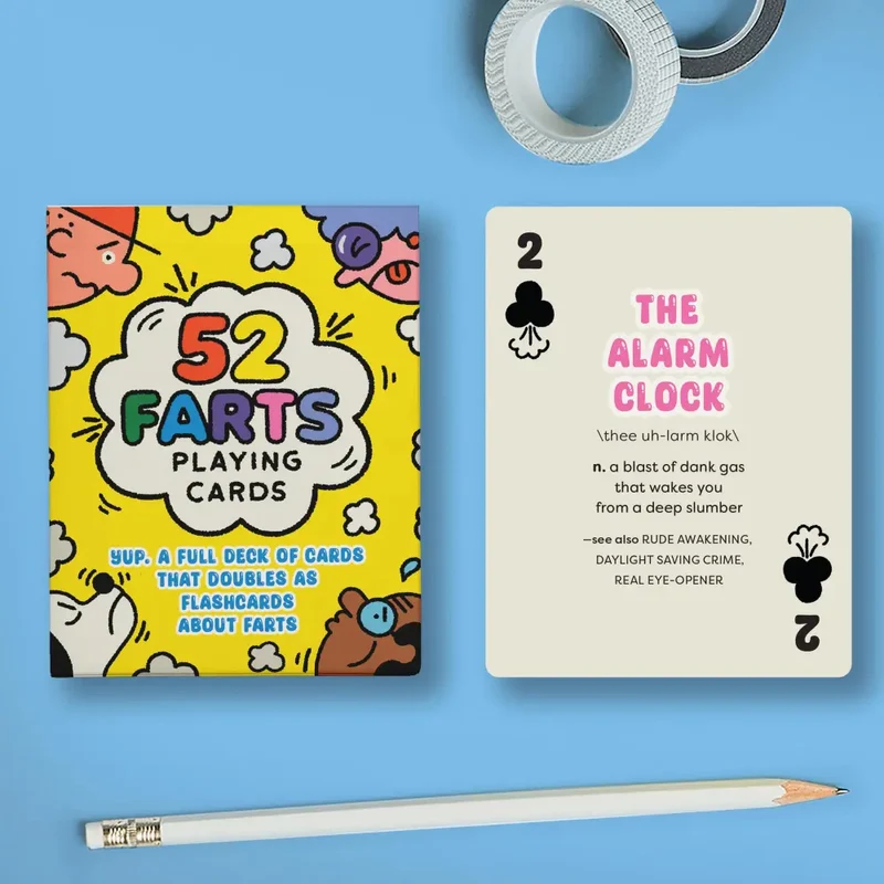 52 Farts Playing Cards for Kids