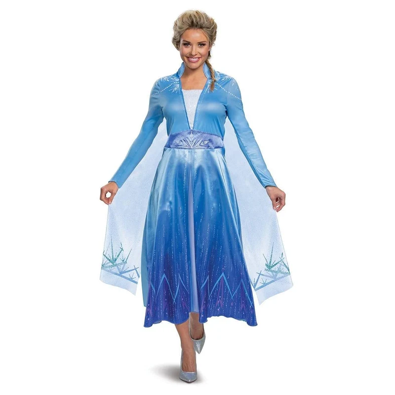Elsa Deluxe Costume for Adults, Frozen 2