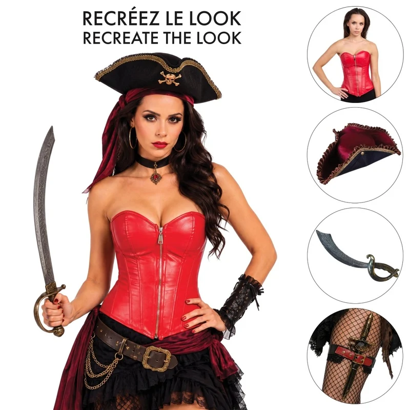Pirate Corset Costume Accessory Kit