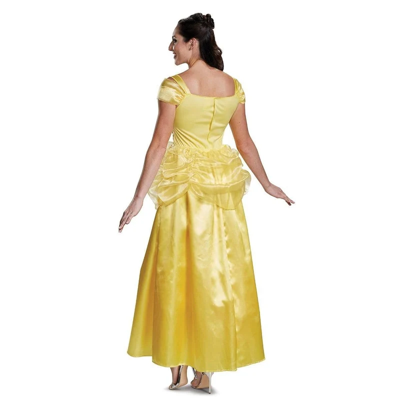 Belle Deluxe Dress for Adults, Beauty and the Beast, Yellow Dress