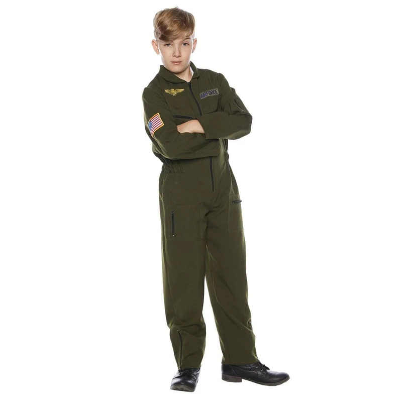 Khaki Flight Suit for Kids