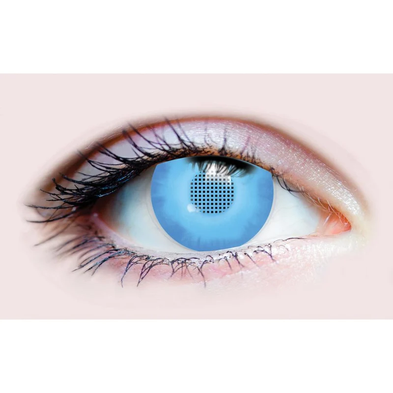 PRIMAL® Saiyan - Blue Cosplay Coloured Contact Lenses, 3 months usage