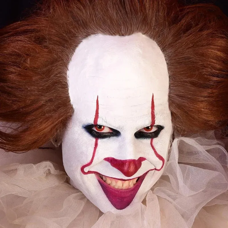 PRIMAL® Pennywise - Orange and Yellow Coloured Contact Lenses, 3 months usage