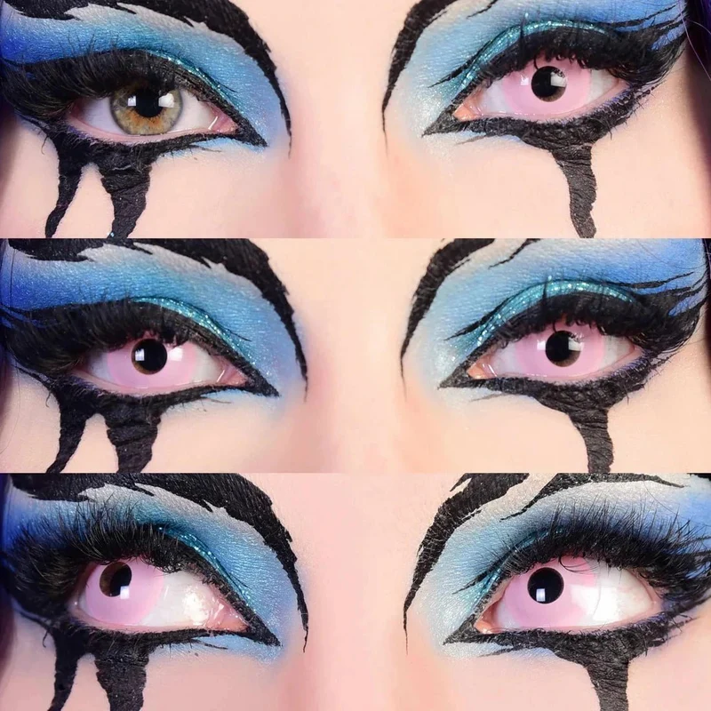 PRIMAL® Cotton Candy - Pink Coloured Contact Lenses, 3 months usage
